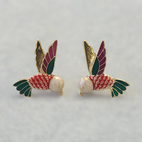 Hummingbird Stud Earrings