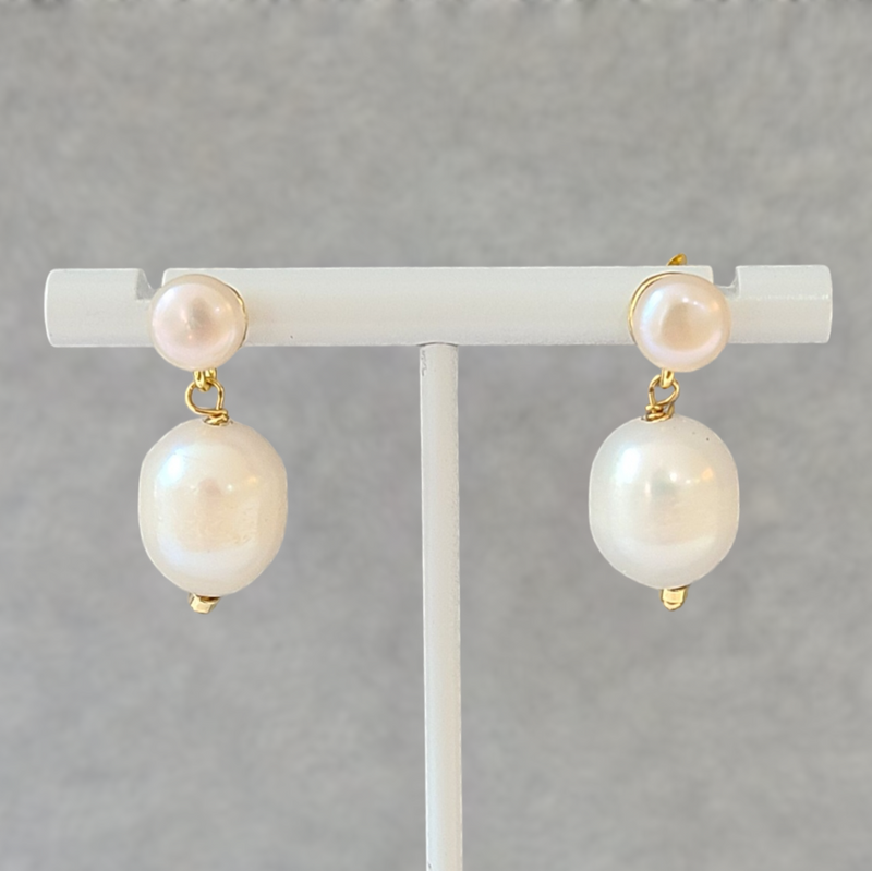 Pearl on Pearl Earrings
