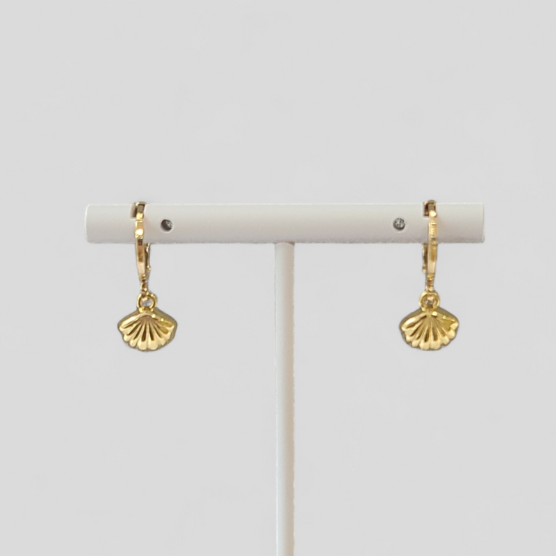 Oyster Mini Hoop Earrings