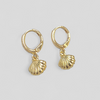 Oyster Mini Hoop Earrings