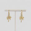 Palm Tree Hoop Earrings