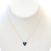 Navy Heart Necklace