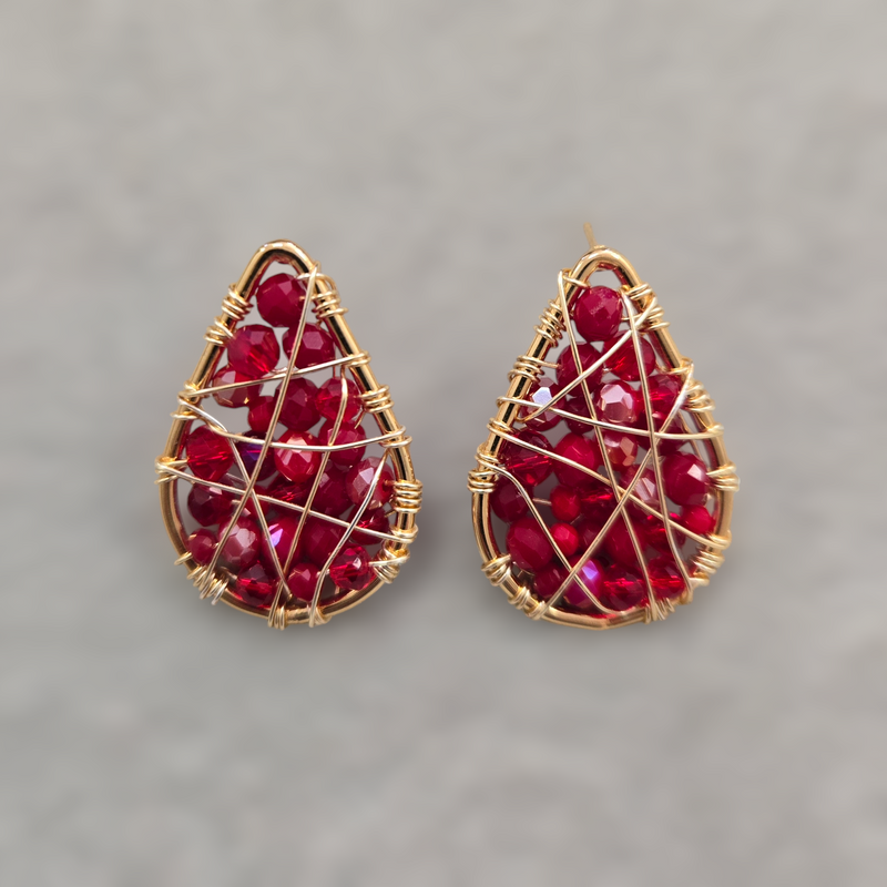 Mini Drop Crystal Earrings