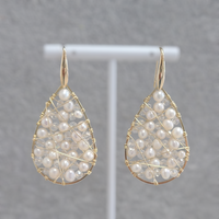 Drop Pearl Earrings