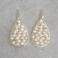 Drop Pearl Earrings