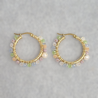 Meadow Hoop Earrings