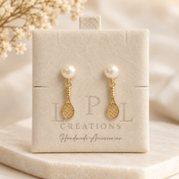 Tennis Racket Earrings - LPL Creations