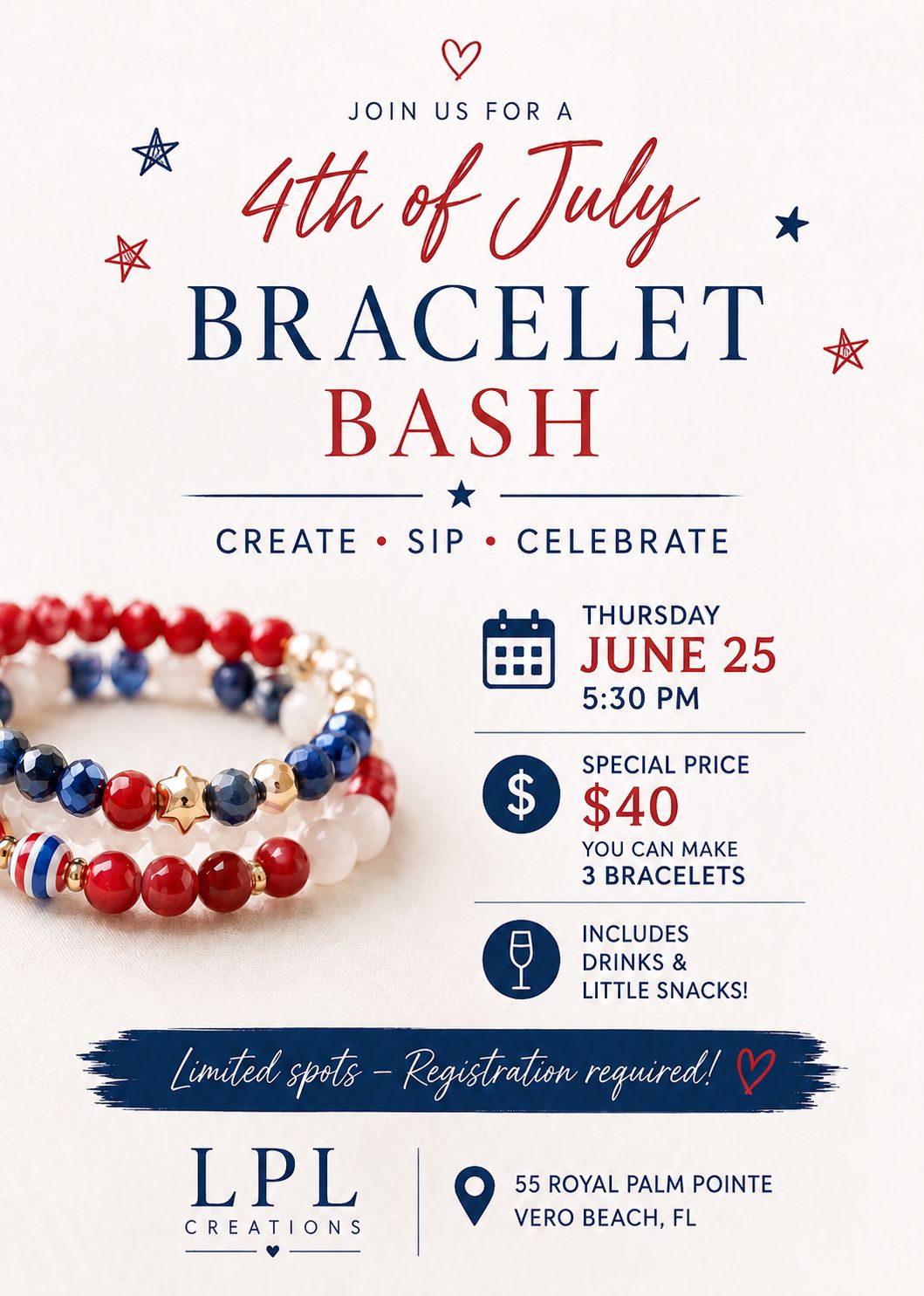 4th of July Bracelet Bash - LPL Creations