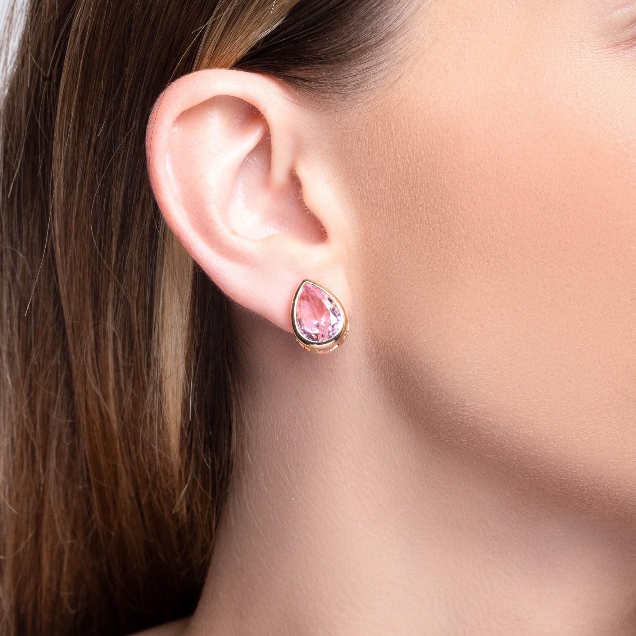 Blush Drop Stud Earrings - LPL Creations