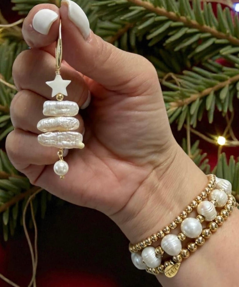 Christmas Tree Earrings - LPL Creations