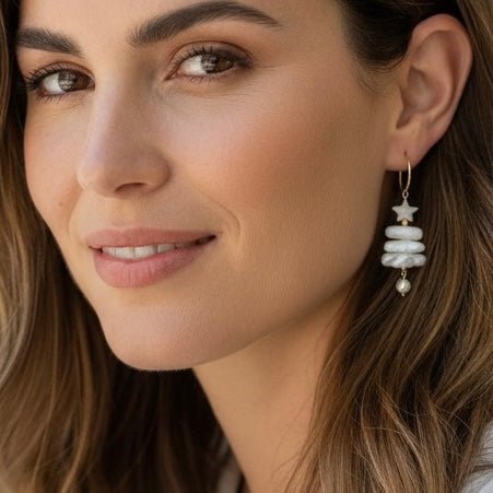 Christmas Tree Earrings - LPL Creations