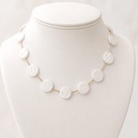 Kylee Flat Pearl Necklace - LPL Creations