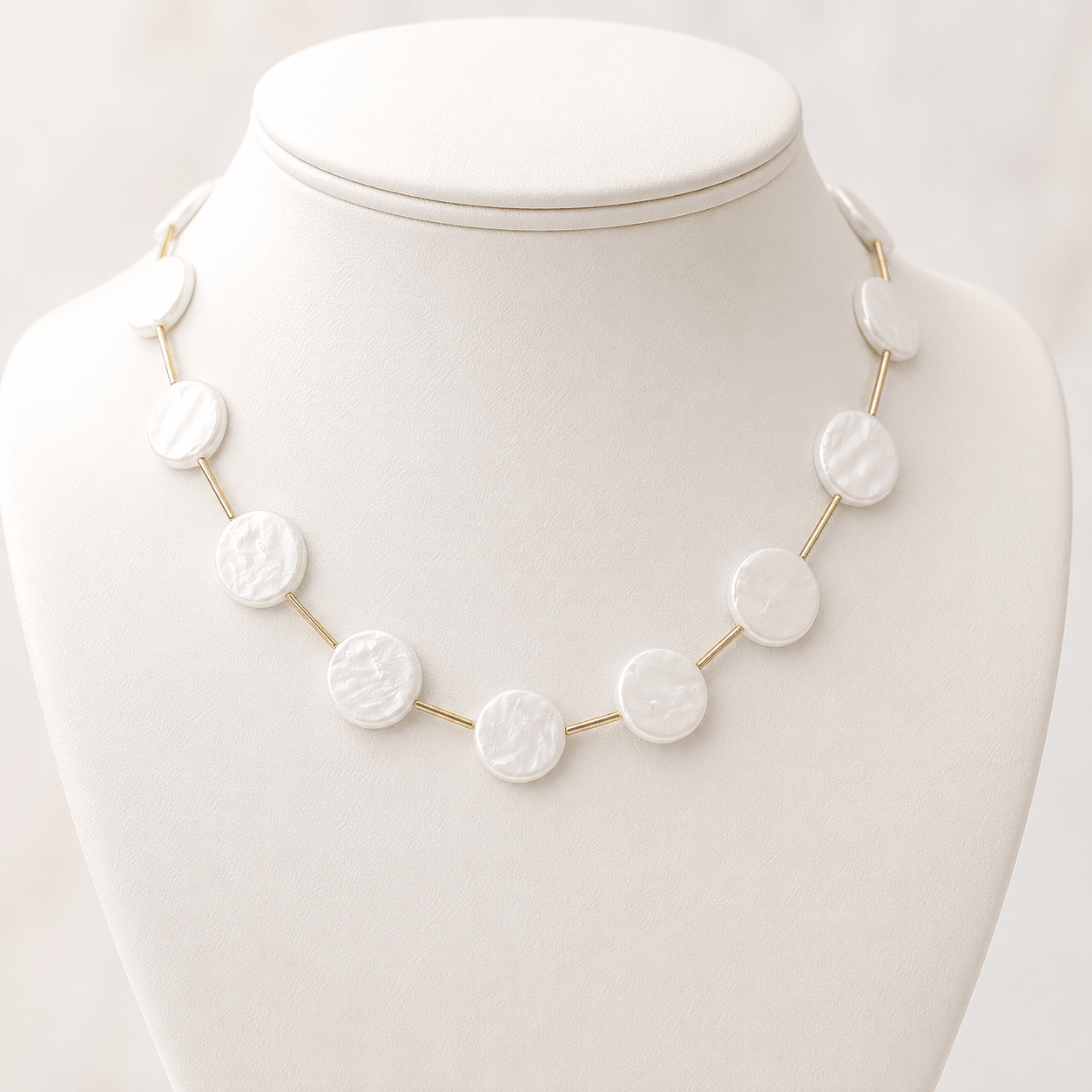 Kylee Flat Pearl Necklace - LPL Creations