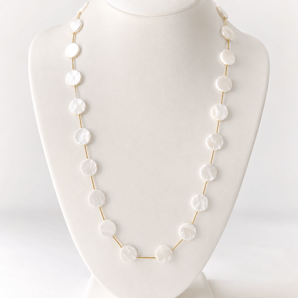 Kylee Flat Pearl Necklace - LPL Creations