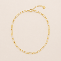 Medium Paper Clip Chain Necklace - LPL Creations