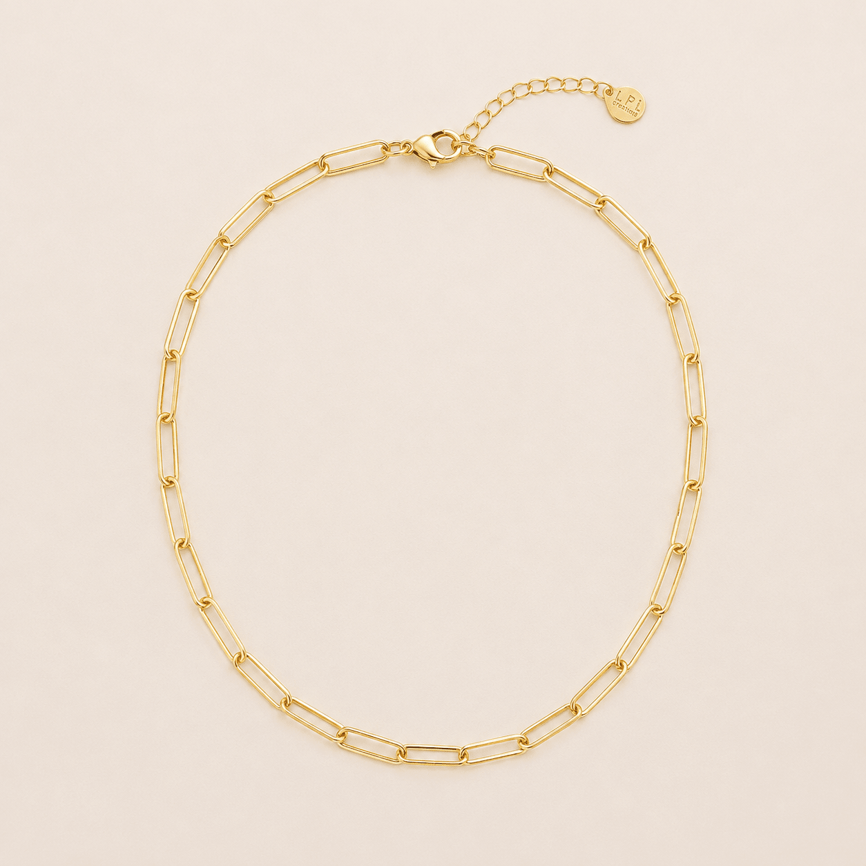 Medium Paper Clip Chain Necklace - LPL Creations