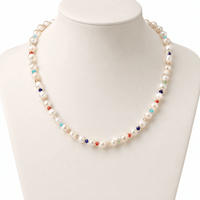 Rainbow Pearl Necklace - LPL Creations
