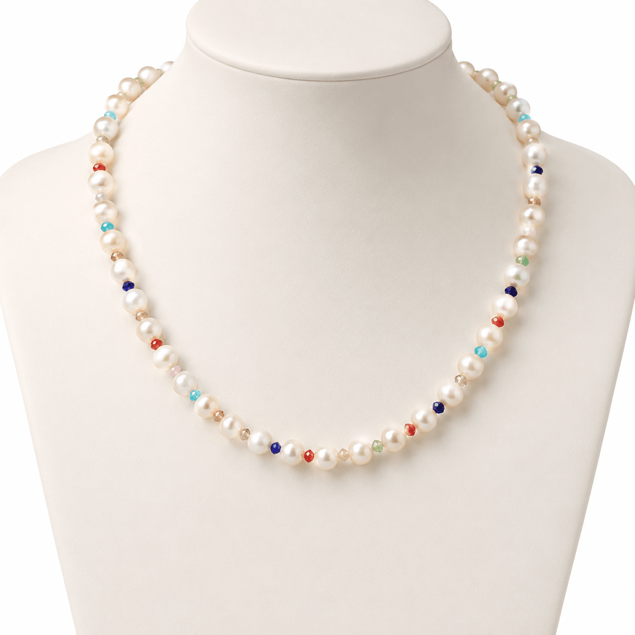 Rainbow Pearl Necklace - LPL Creations