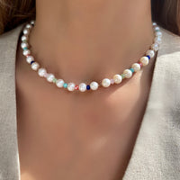 Rainbow Pearl Necklace - LPL Creations
