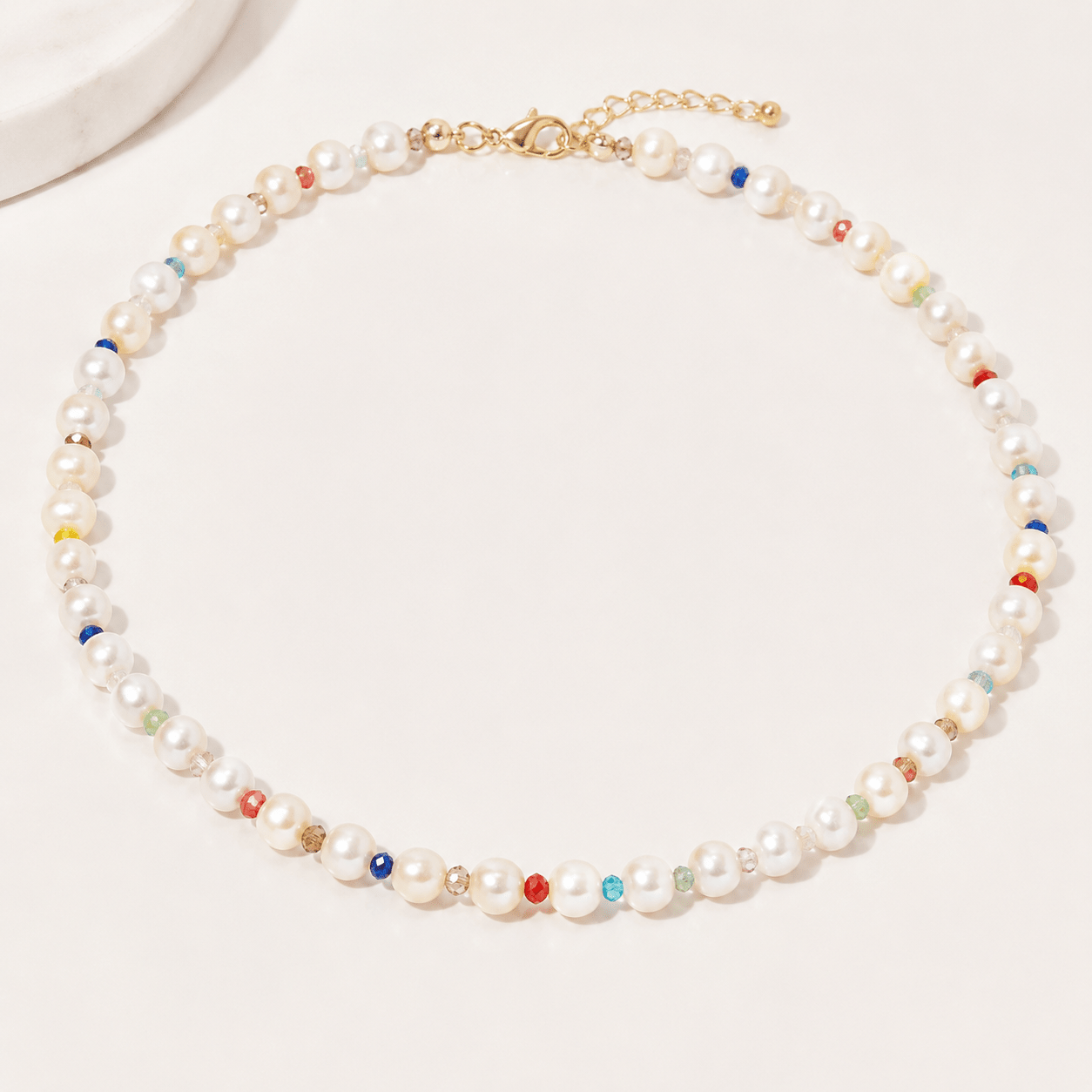 Rainbow Pearl Necklace - LPL Creations