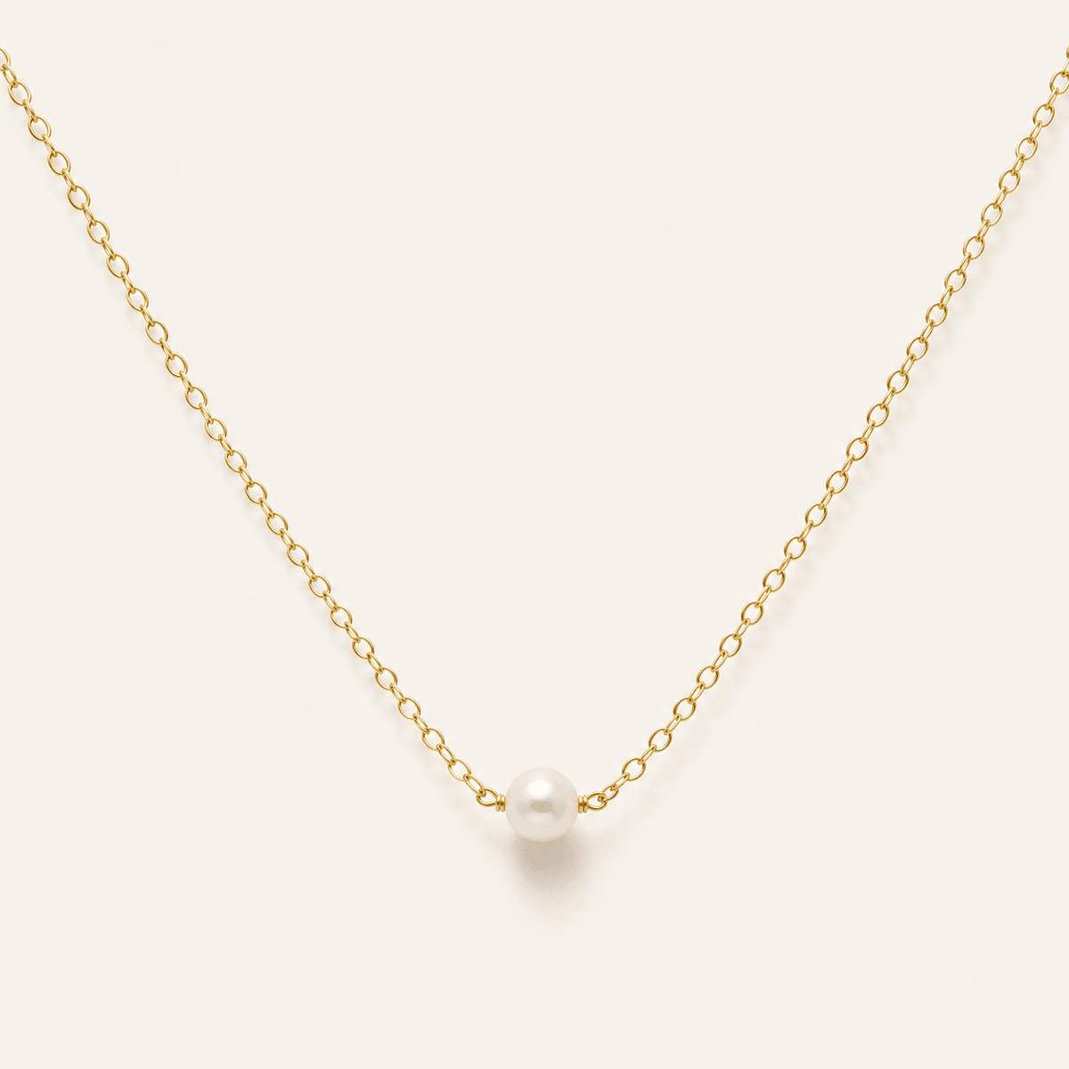 Single Pearl Necklace - LPL Creations