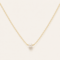 Single Pearl Necklace - LPL Creations