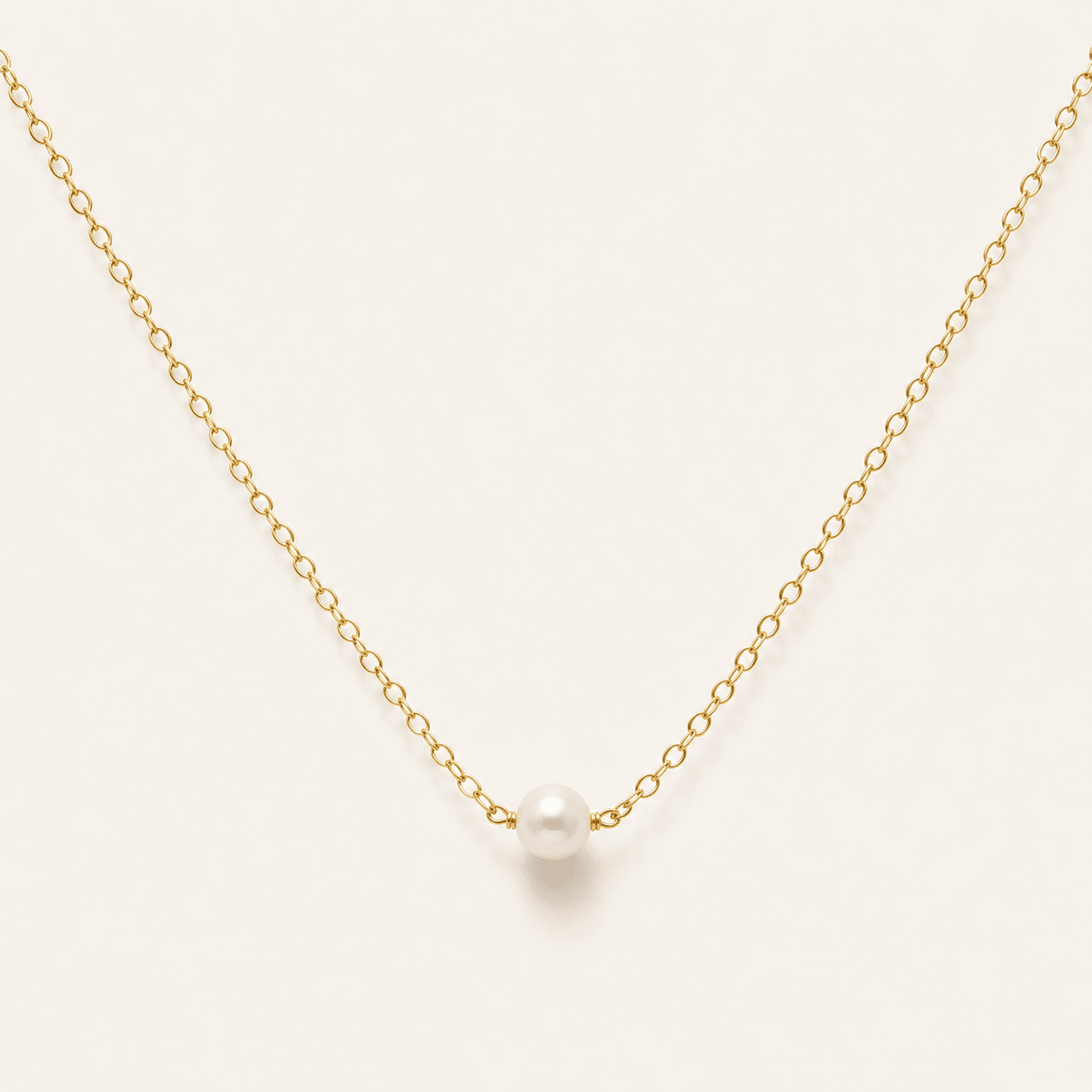 Single Pearl Necklace - LPL Creations