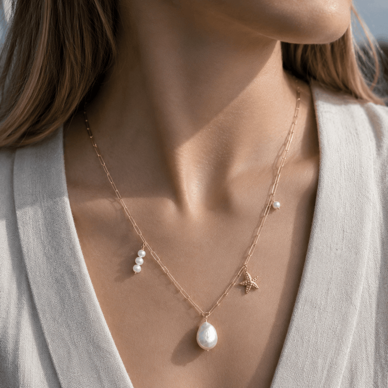 Star Fish Chain Necklace - LPL Creations