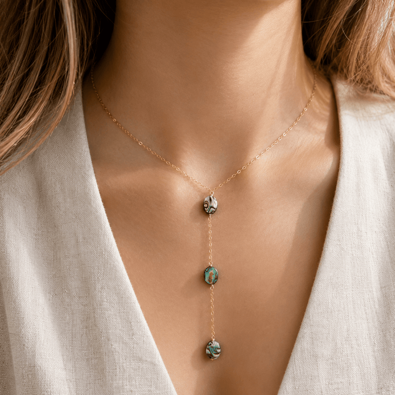 Trio Abalone Shell Necklace - LPL Creations