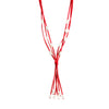 Lucero Freshwater Pearl Suede Long Necklace