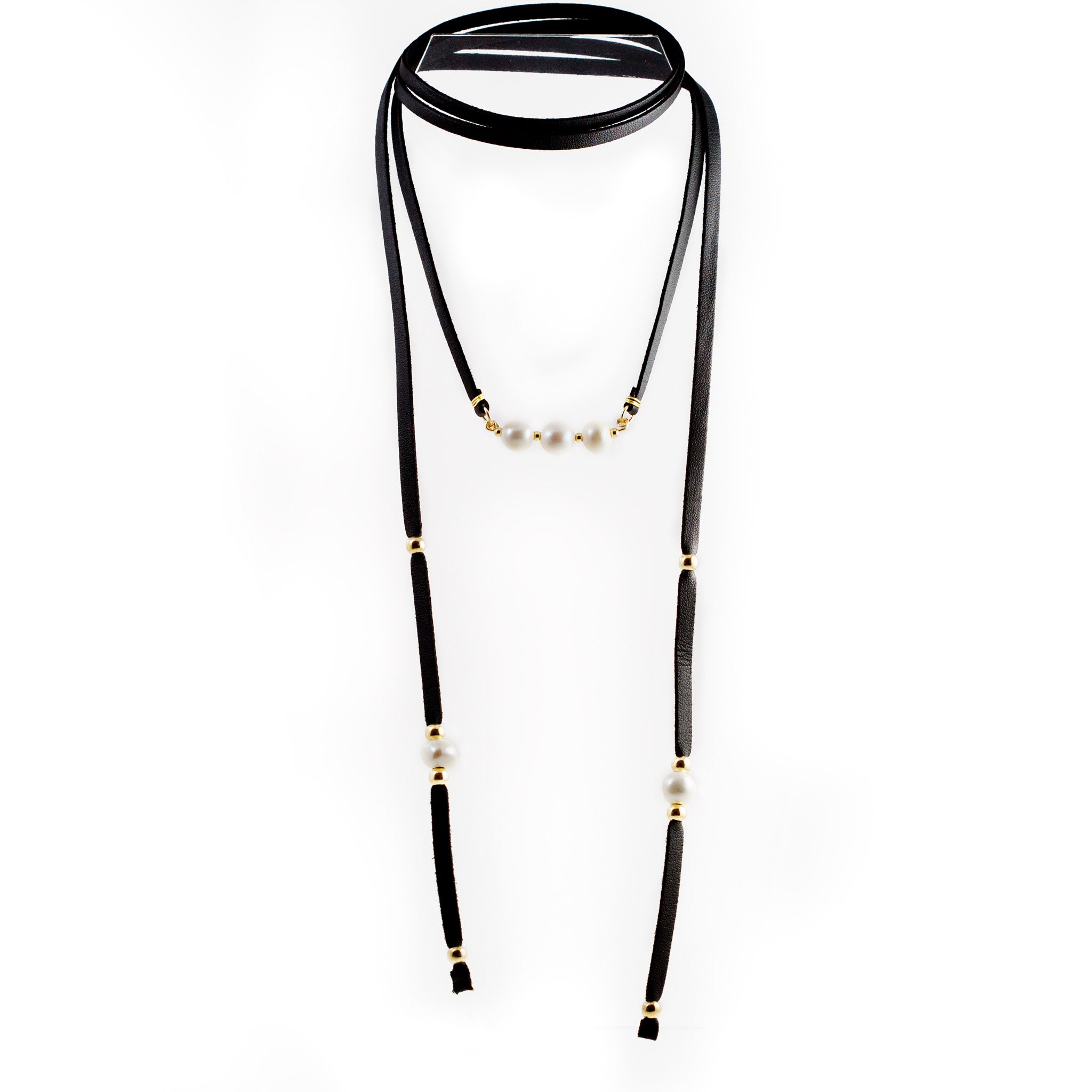 Alejandra Black Freshwater Pearls Bracelet 