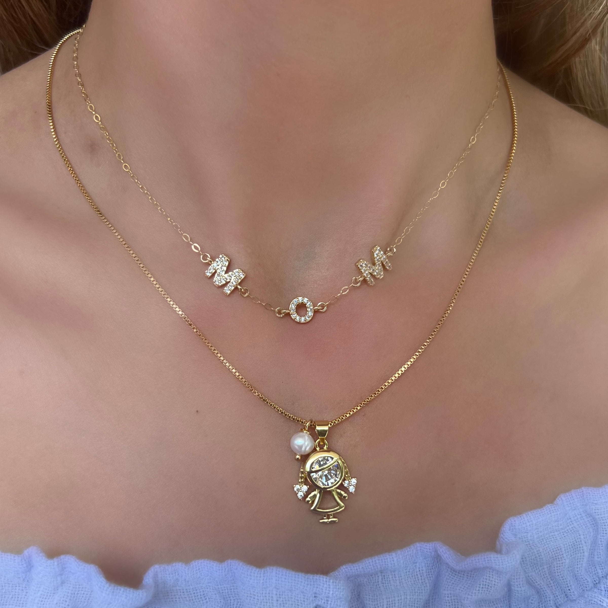 Mom is a Blessing Necklace