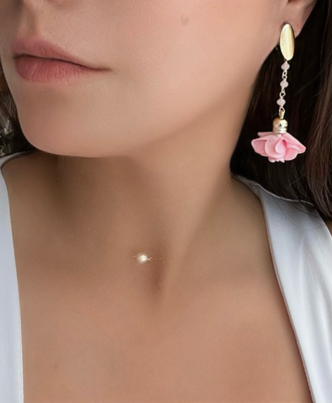 Ale Flower & Crystals Earrings