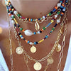 Coin, Colors & Pearls Necklace