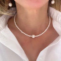 Simply White Pearls Necklace