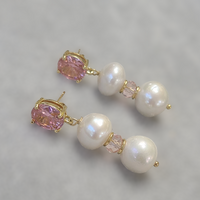 Bubbly Rosé Earrings