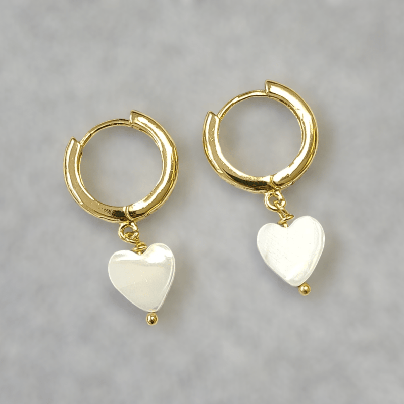 Sweet Heart Huggies Earrings - LPL Creations