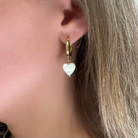 Sweet Heart Huggies Earrings - LPL Creations